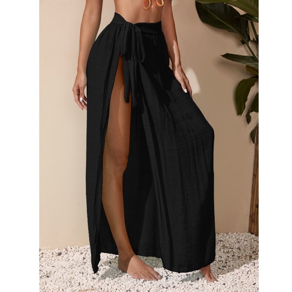 Black Sarong Skirt - Picture 3 of 13